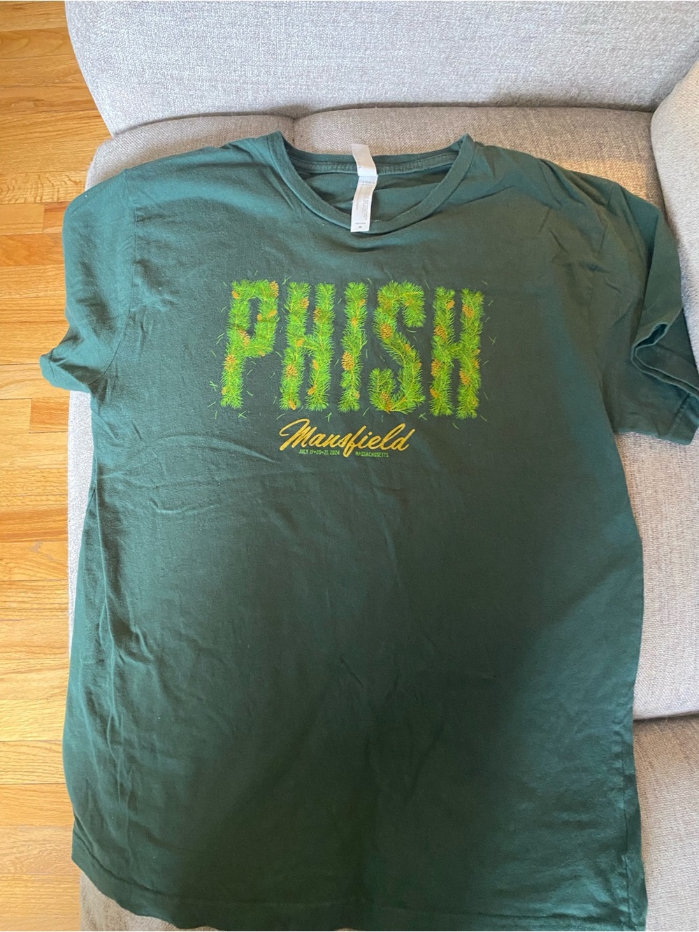 Phish Mansfield Tour Graphic Tee - Green
